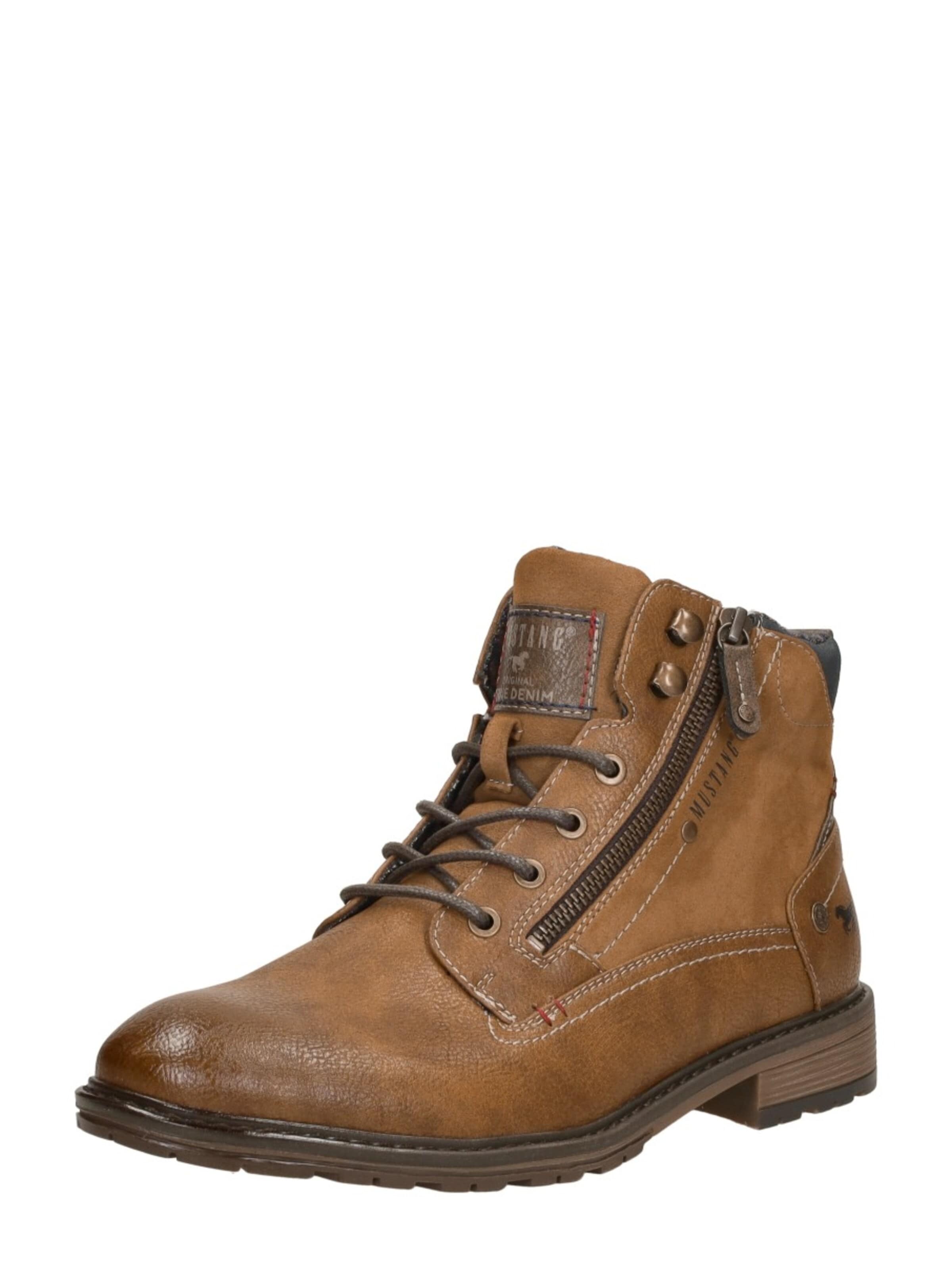 Bottes à lacets 'Heren veterschoenen' MUSTANG en marron