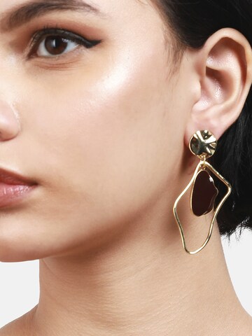Boucles d'oreilles SOHI en or : devant
