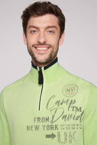 CAMP DAVID Sweatshirt in Grün