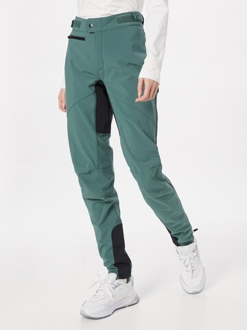 VAUDE Tapered Outdoorbroek 'Qimsa  II' in Groen: voorkant