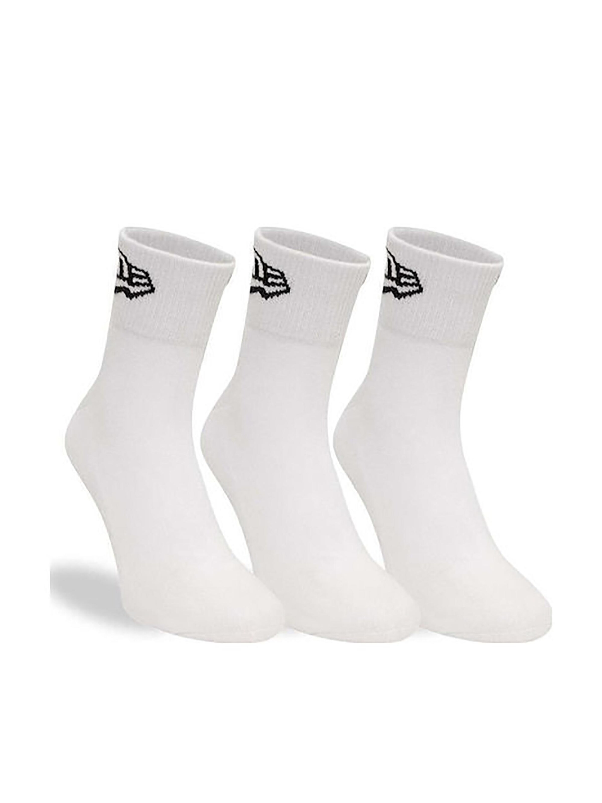 NEW ERA Ankle Socks 'Flag' in White: front