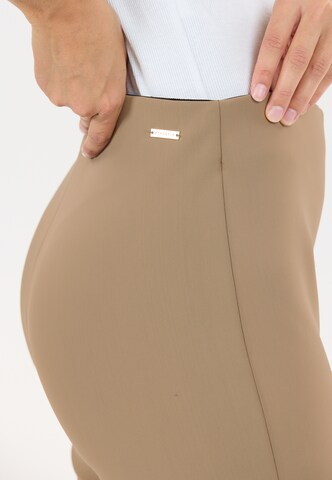 Athlecia Regular Softshellhose Vikki in Braun