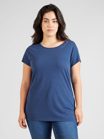 Ragwear Plus T-Shirt 'MINTT' in Blau: Vorderseite