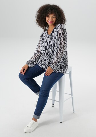 Aniston Bluse in Blau