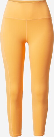 ROXY Skinny Workout Pants 'HEART INTO IT' in Orange: front