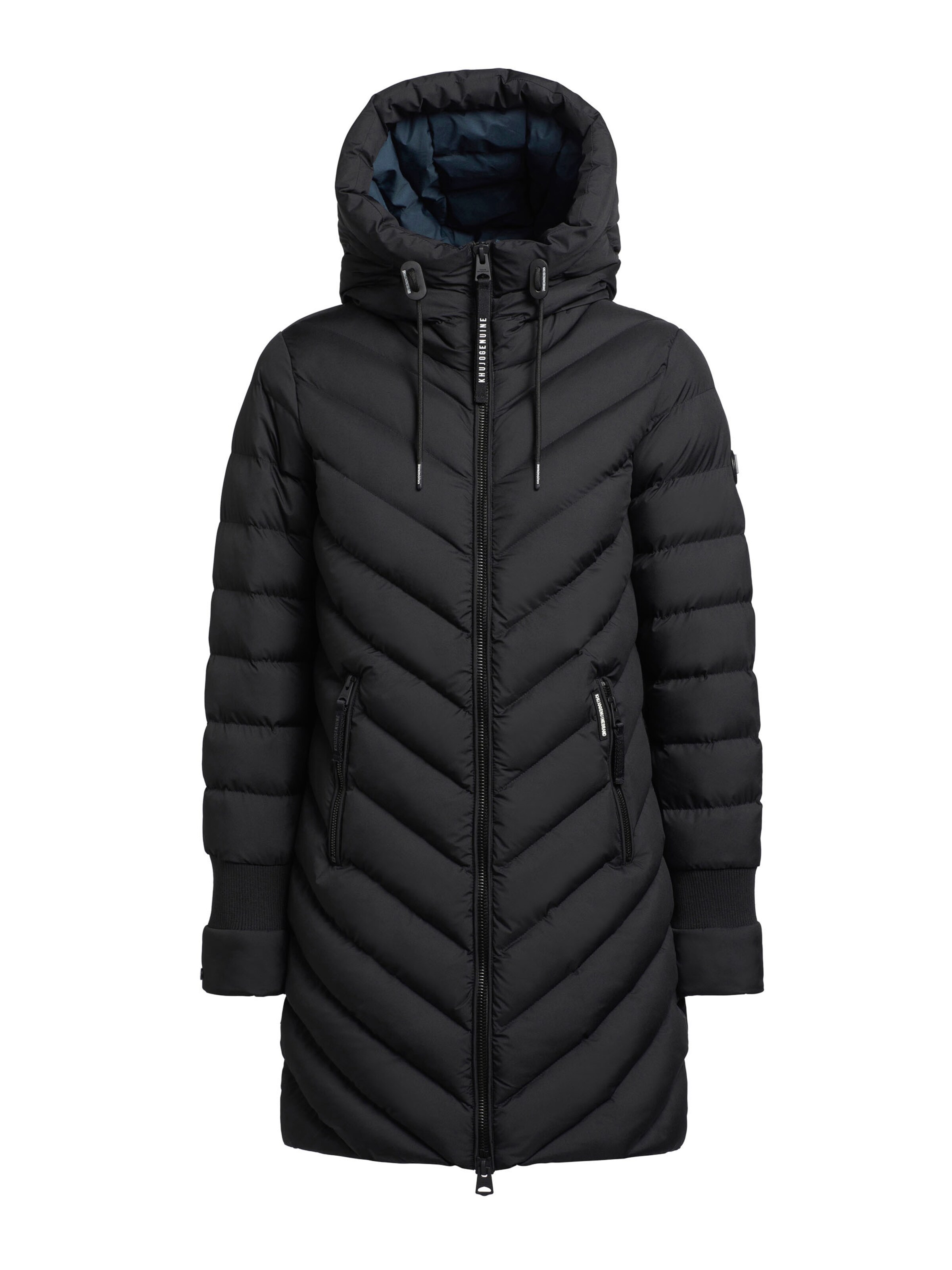 khujo Winter coat in Black: front