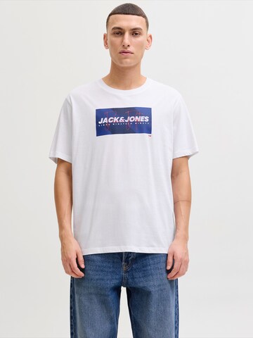 JACK & JONES Bluser & t-shirts 'JJCOLE' i hvid: forside