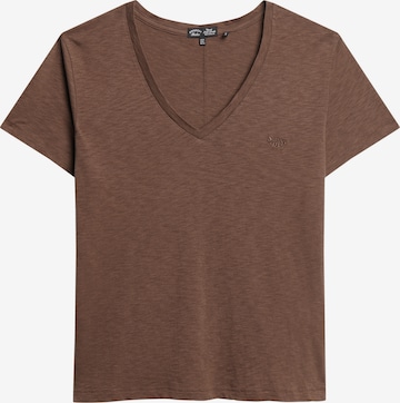 Superdry T-Shirt in Braun: predná strana