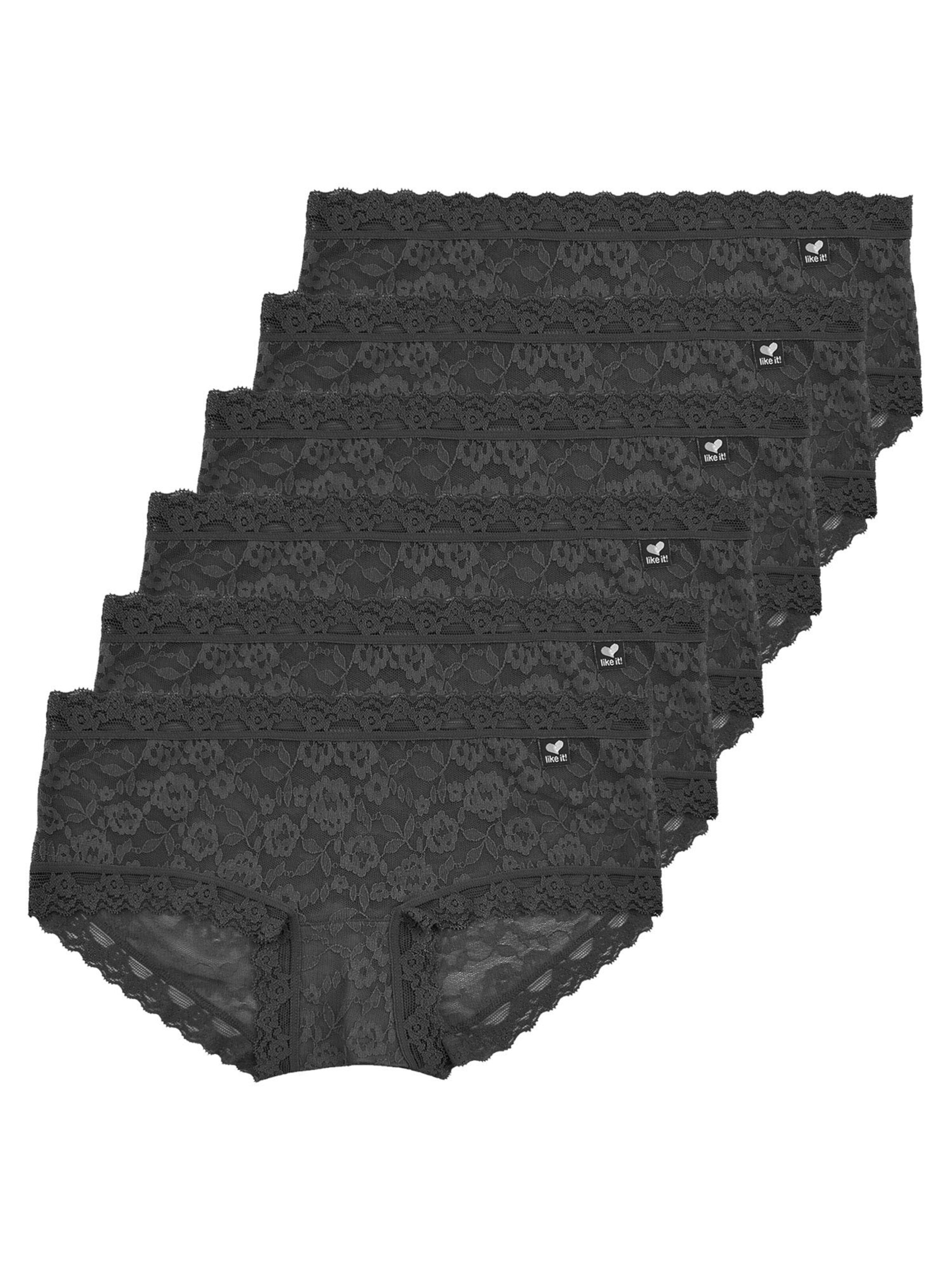 like it! Boyshorts 'Lisa' in Black