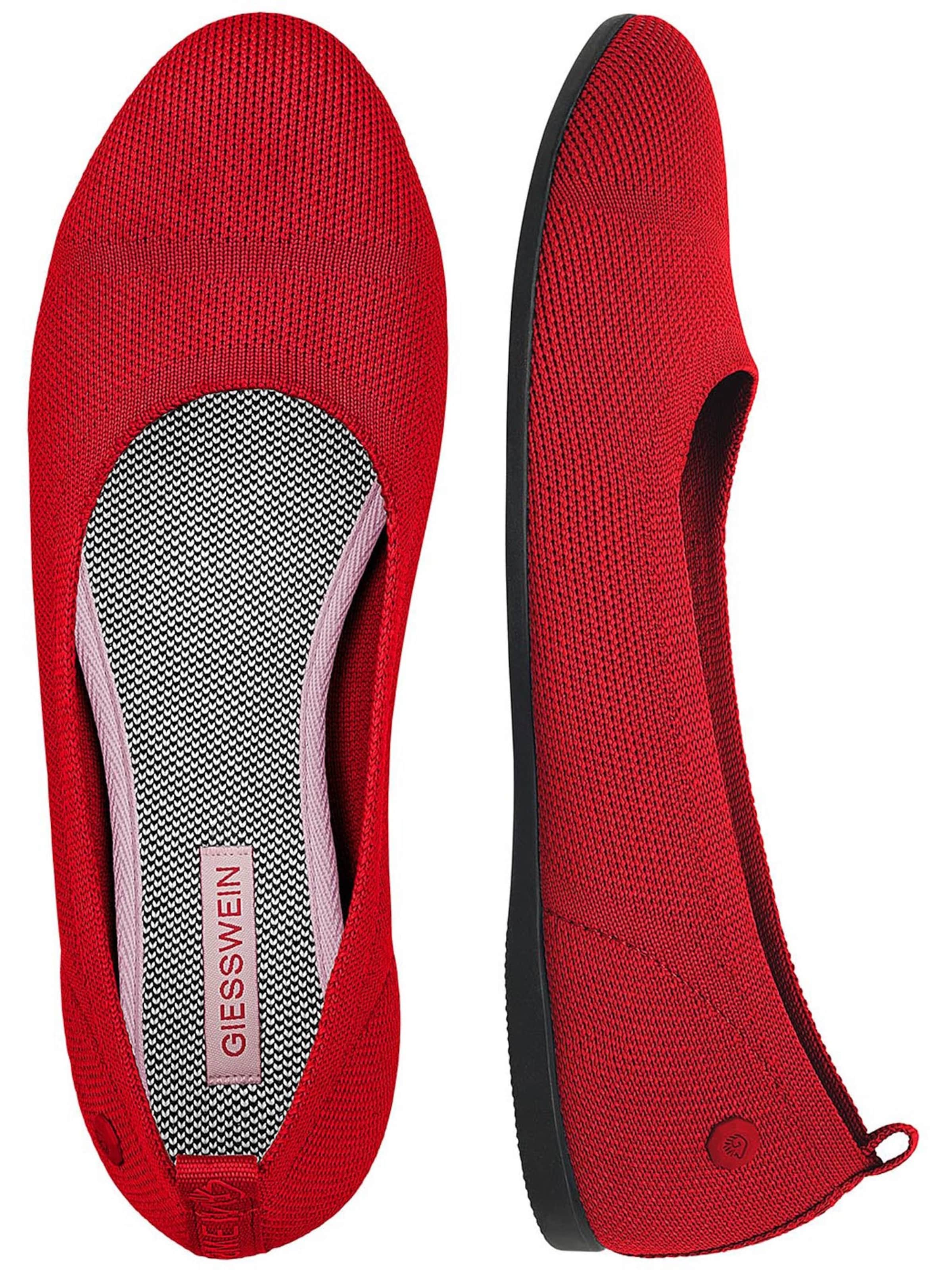 Ballerines GIESSWEIN en rouge