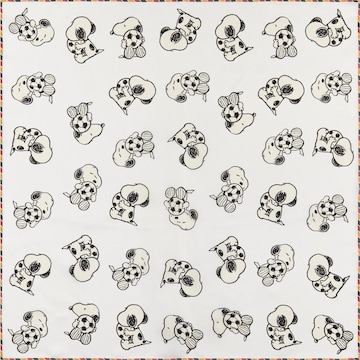 Foulard CODELLO en blanc : devant