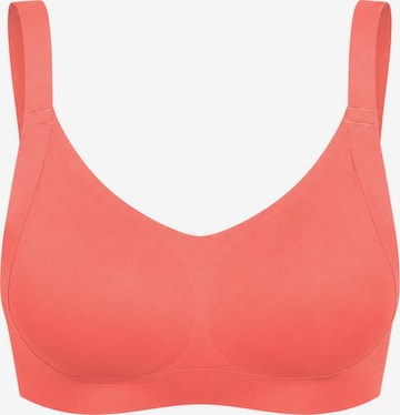 cfab (formerly creamy fabrics) BH 'Seamless Compact Push-Up BH' in Oranje: voorkant