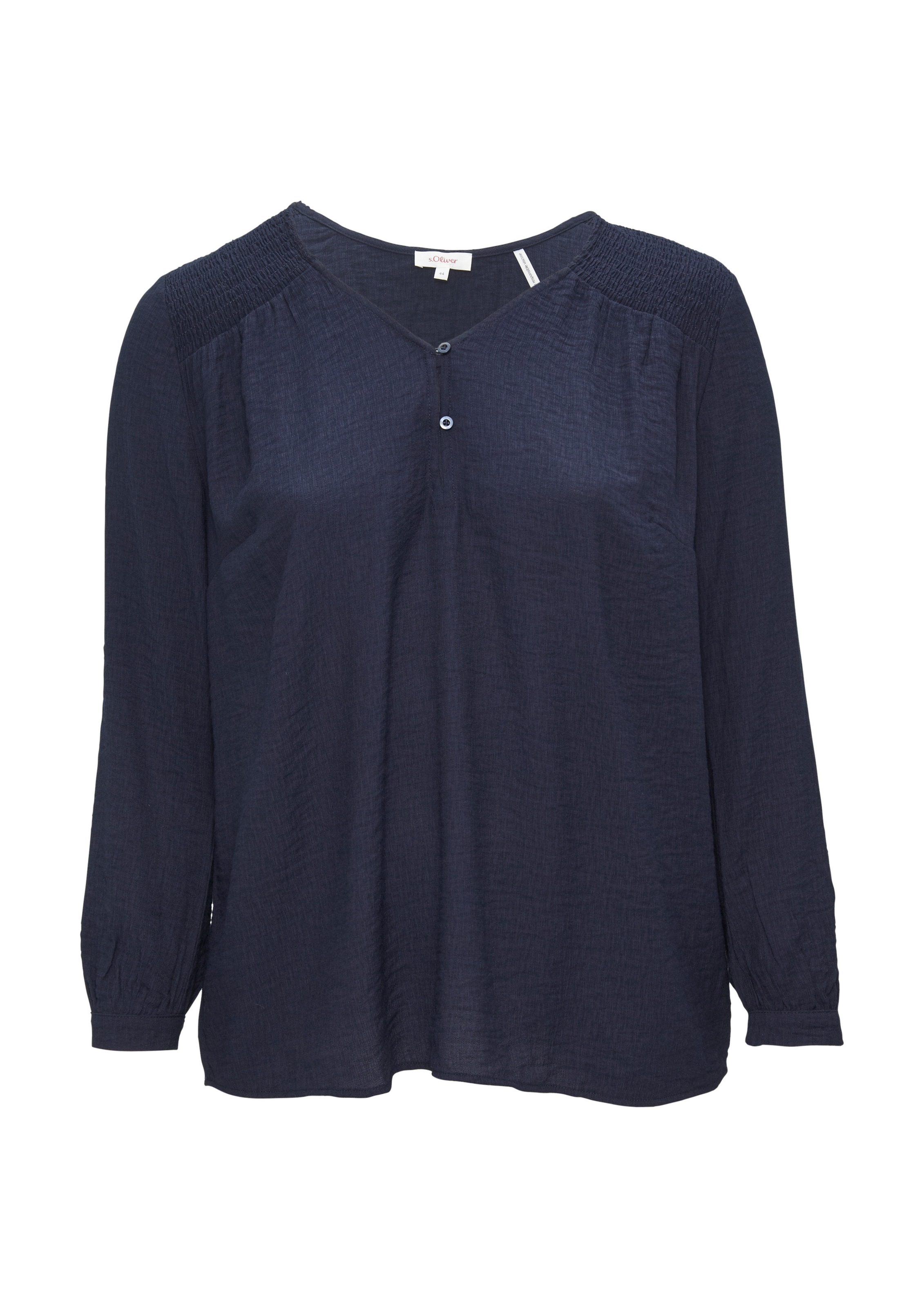 s.Oliver Red Label Plus Blouse in Blauw: voorkant