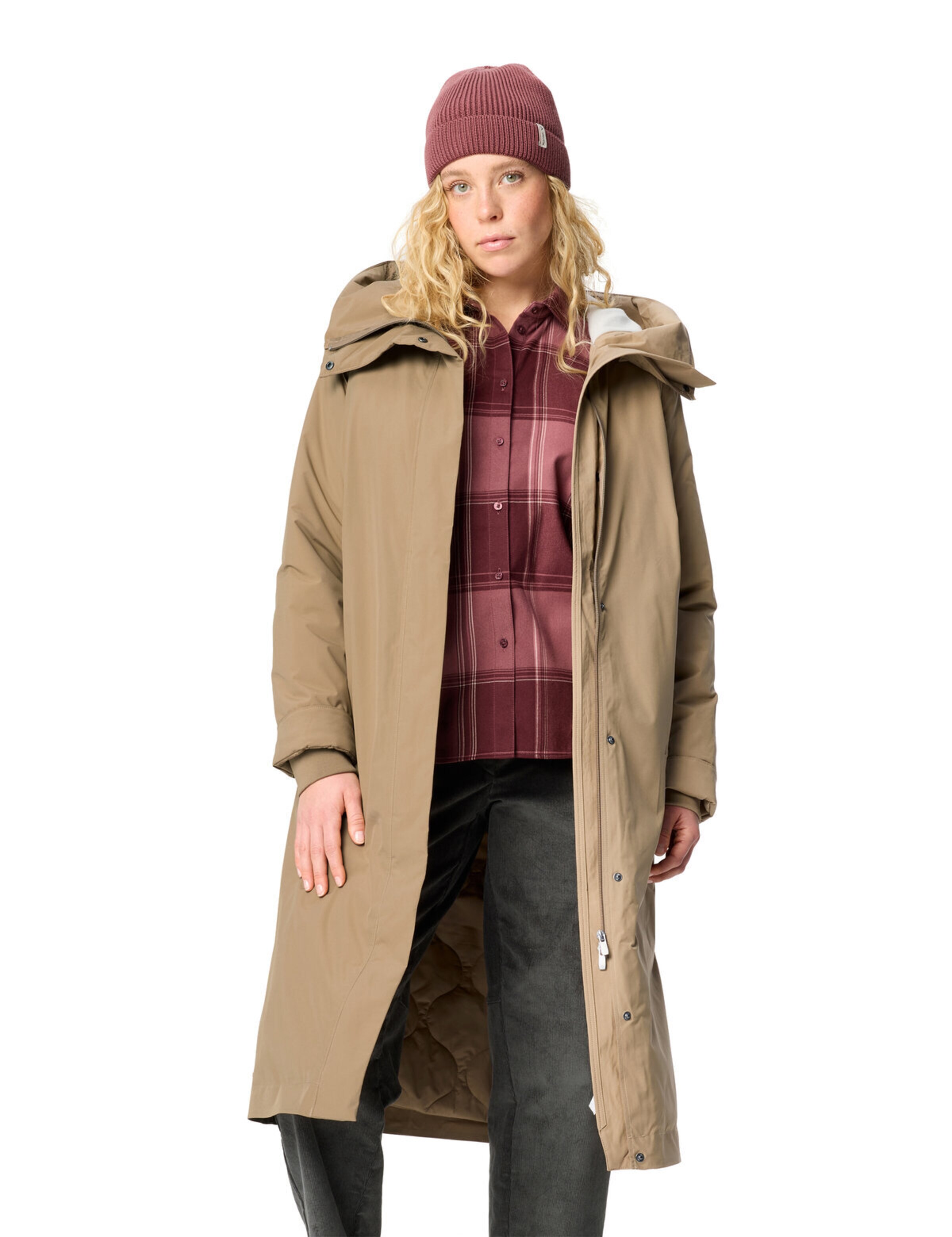 VAUDE Outdoormantel 'Coreway' in Beige