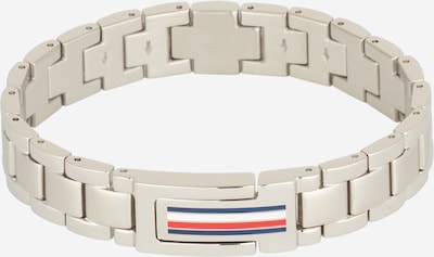 TOMMY HILFIGER Narukvica 'MASON' u mornarsko plava / crvena / srebro / bijela, Pregled proizvoda