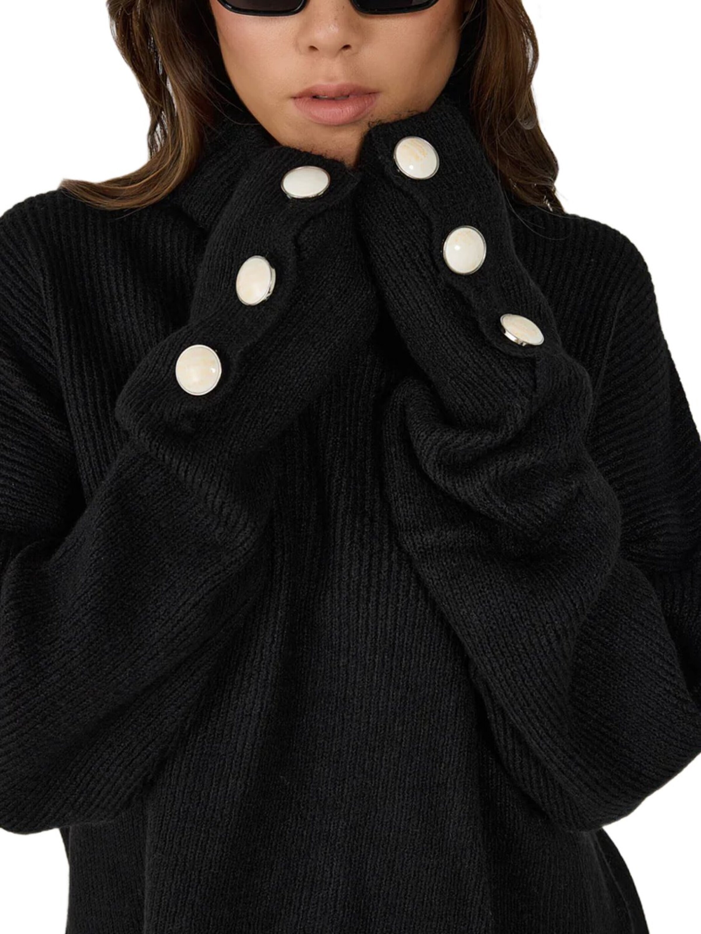 No Matter What Strickjacke‌‌‌‌‌‌‌ in Schwarz