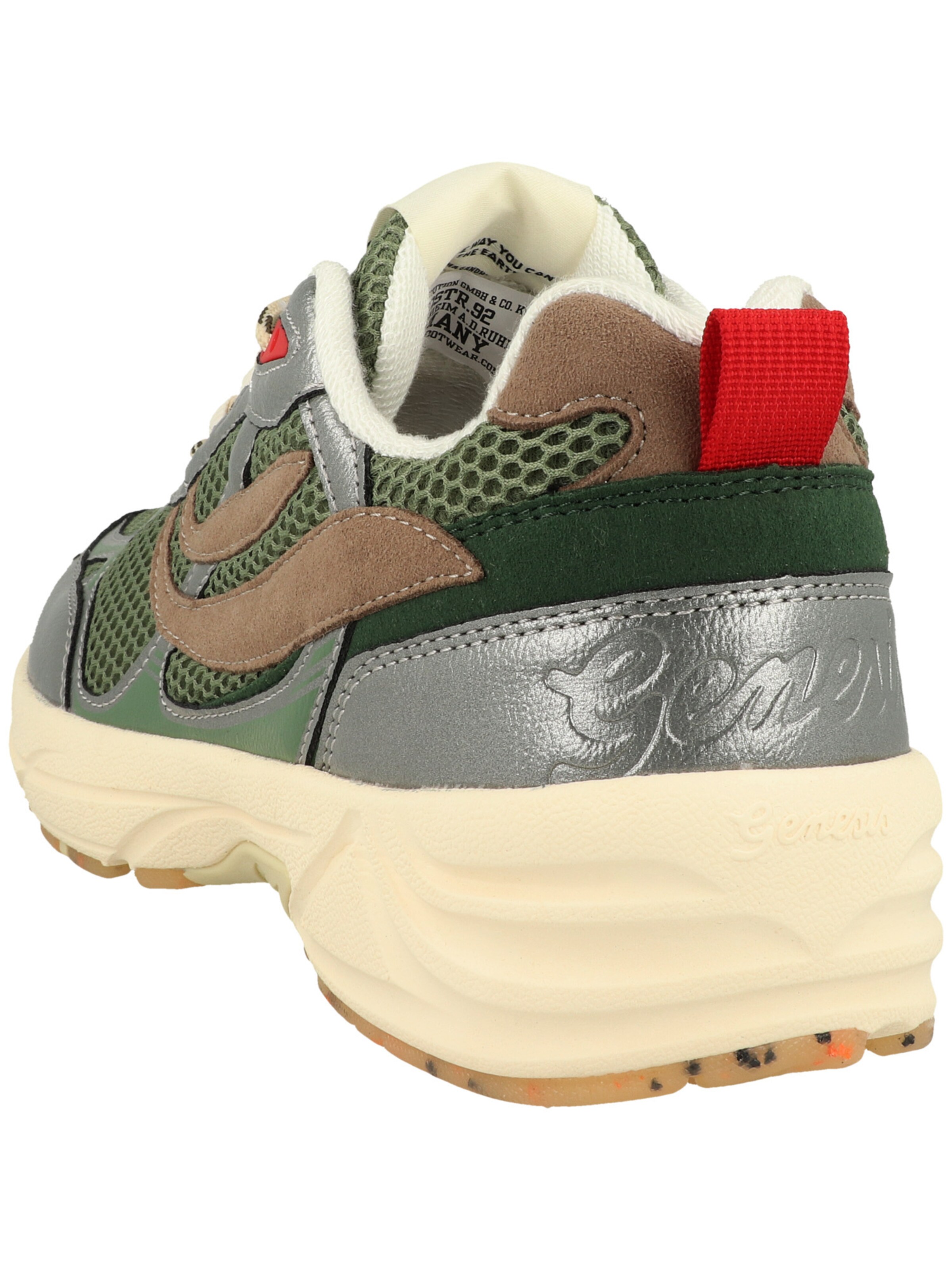 Sneaker bassa 'Eco'99 ' di GENESIS in argento: dietro