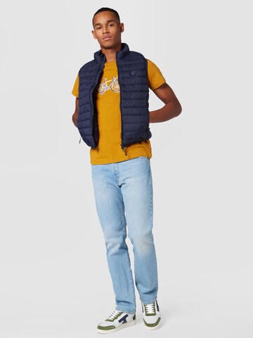 Coupe slim Gilet Scalpers en bleu