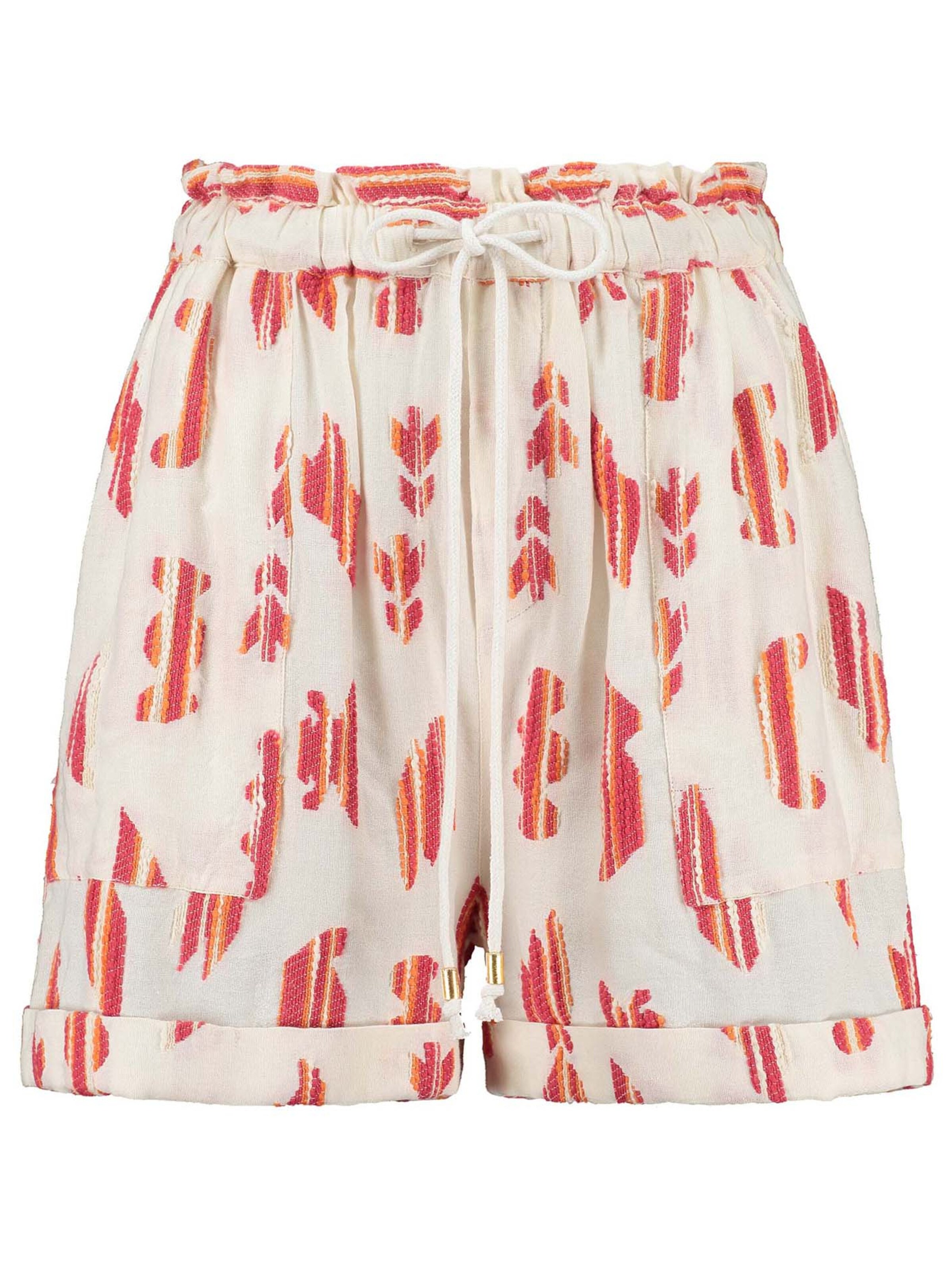 Shiwi Παντελόνι 'Marrakech' σε πορτοκαλί / κόκκινο παστέλ / λευκό / φυσικό λευκό, Άποψη προϊόντος