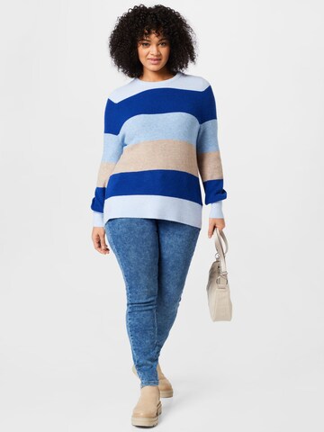 ONLY Carmakoma - Jersey 'Daria' en azul