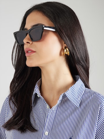 Rochie tip bluză de la Polo Ralph Lauren pe albastru