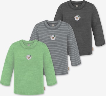 normani Shirt 'Taupo' in Grau: Vorderseite