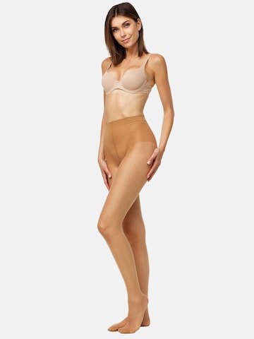 Nur Die Fine tights ' Goodbye Laufmaschen Energy 20 DEN ' in Beige