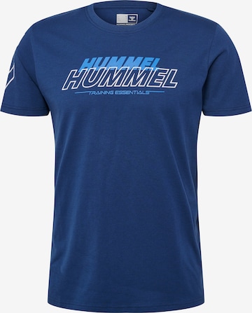 Hummel Functioneel shirt 'Jeff' in Blauw: voorkant