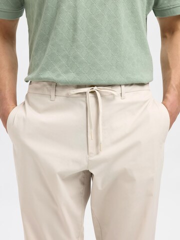 SELECTED HOMME regular Bukser '190' i beige