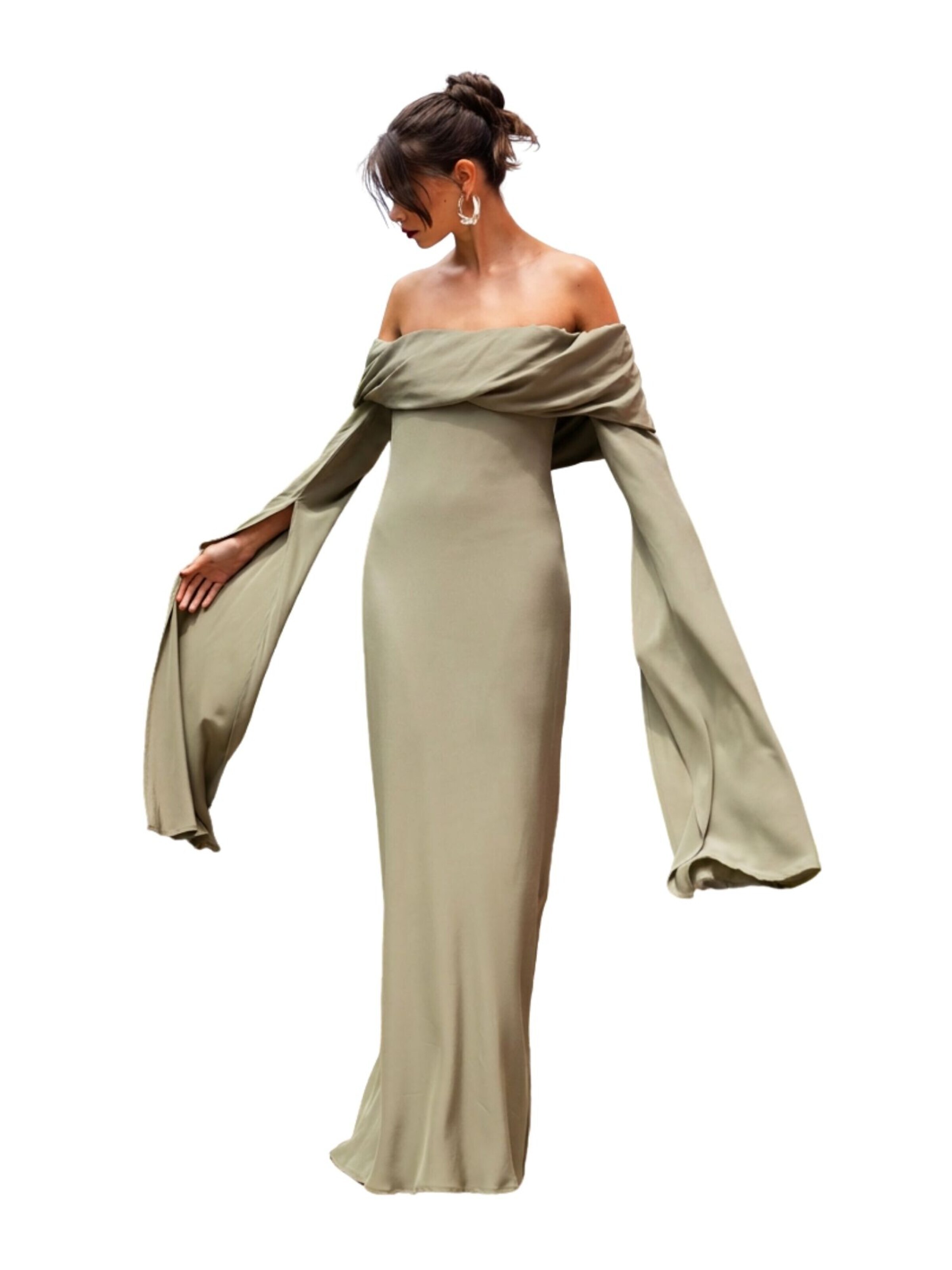 Abito da cocktail 'Habarana' di Nisia PartyWear in verde