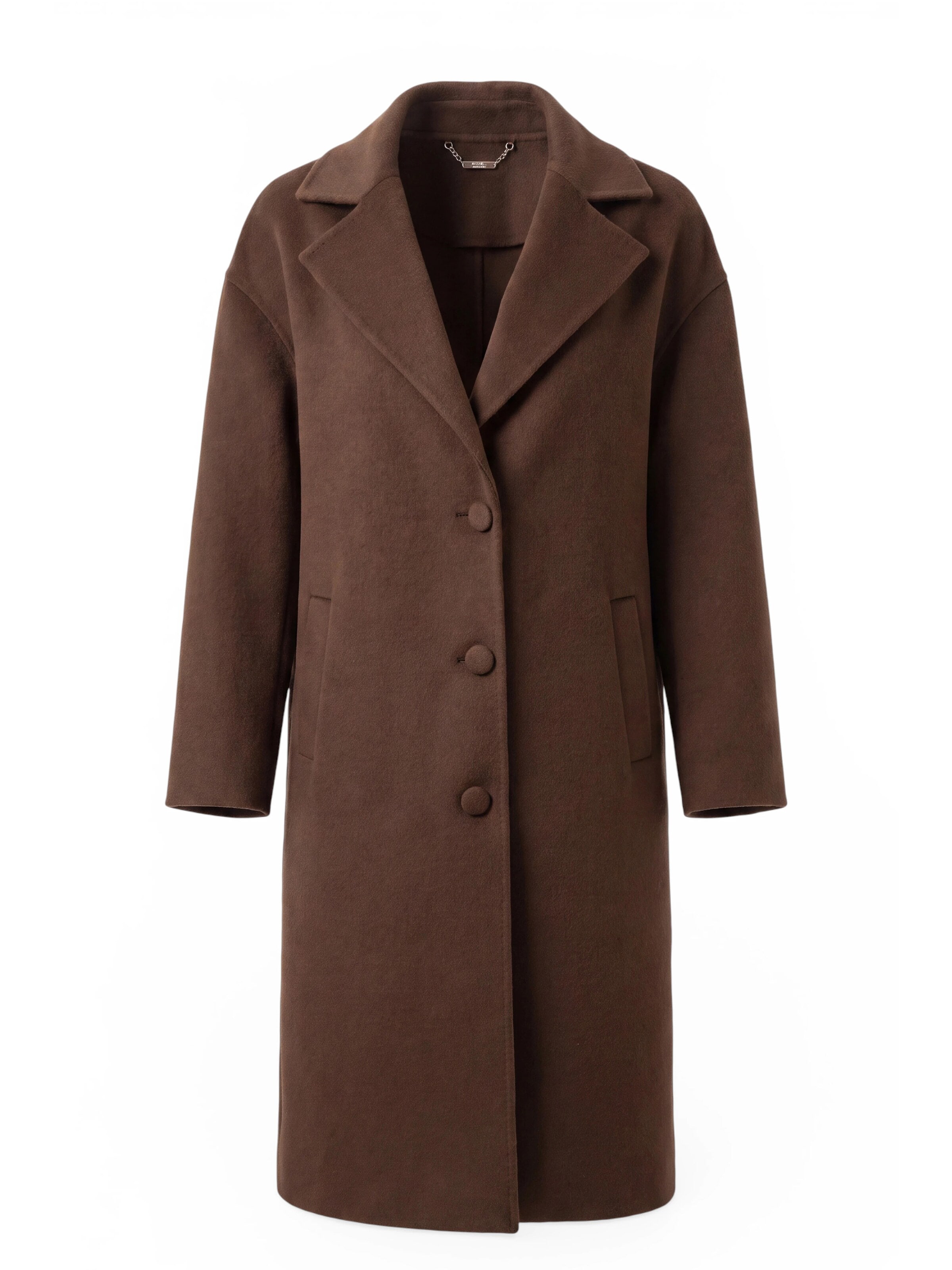 Funk since 1776 Between-Seasons Coat in Brown: front