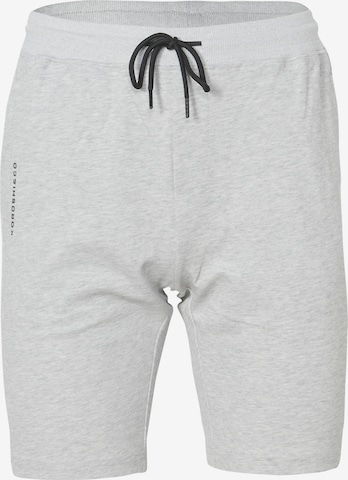 KOROSHI Regular Trousers in Grey: front