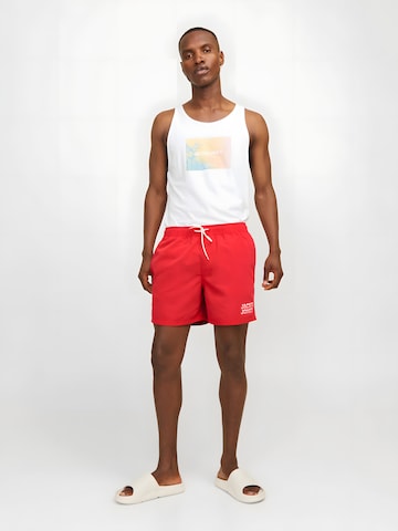 JACK & JONES Swimming shorts 'JPSTKAIKO' in Red