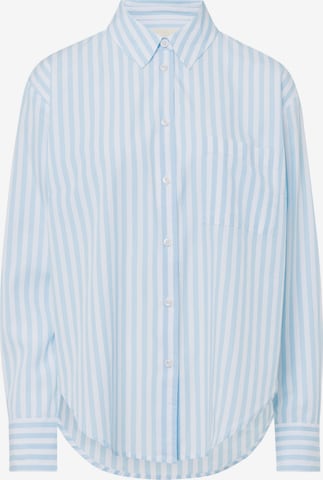 Les Lunes Blouse 'HANNAA' in Blauw: voorkant