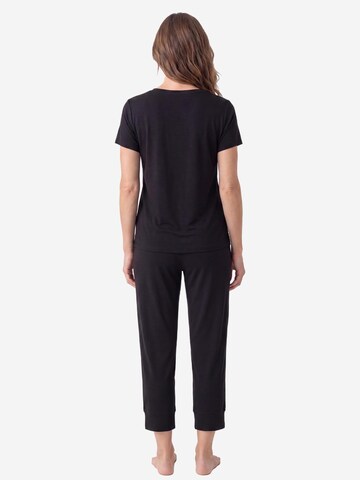 SCHIESSER Pyjama 'Mix & Relax'‌‌‌‌‌‌‌‌ in Schwarz