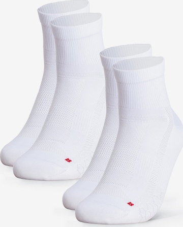 Occulto Sportsokken 'Rennrad Thomas' in Wit: voorkant