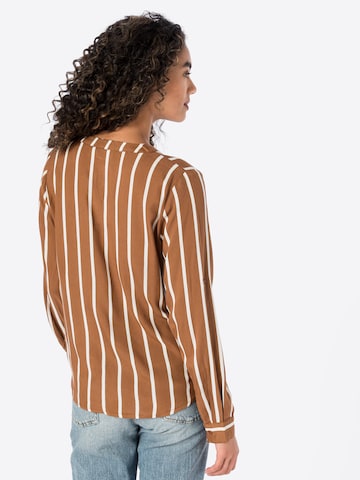 Kaffe Blouse 'Stridy' in Brown