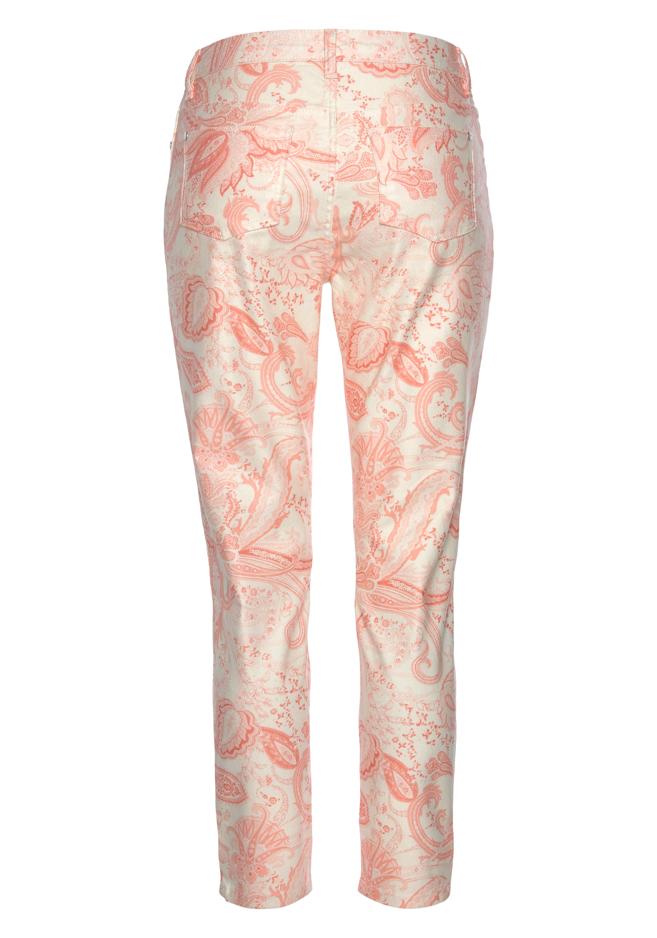 LASCANA Скинни Штаны в Бежевый