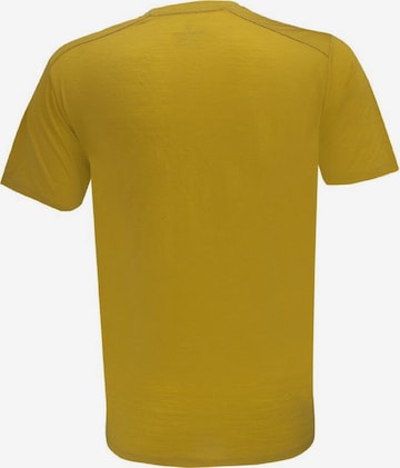 Gipfelglück Funktionsshirt 'Peter' in Gelb