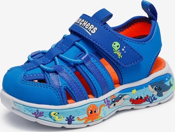 SKECHERS Sandals & Slippers in Blue: front