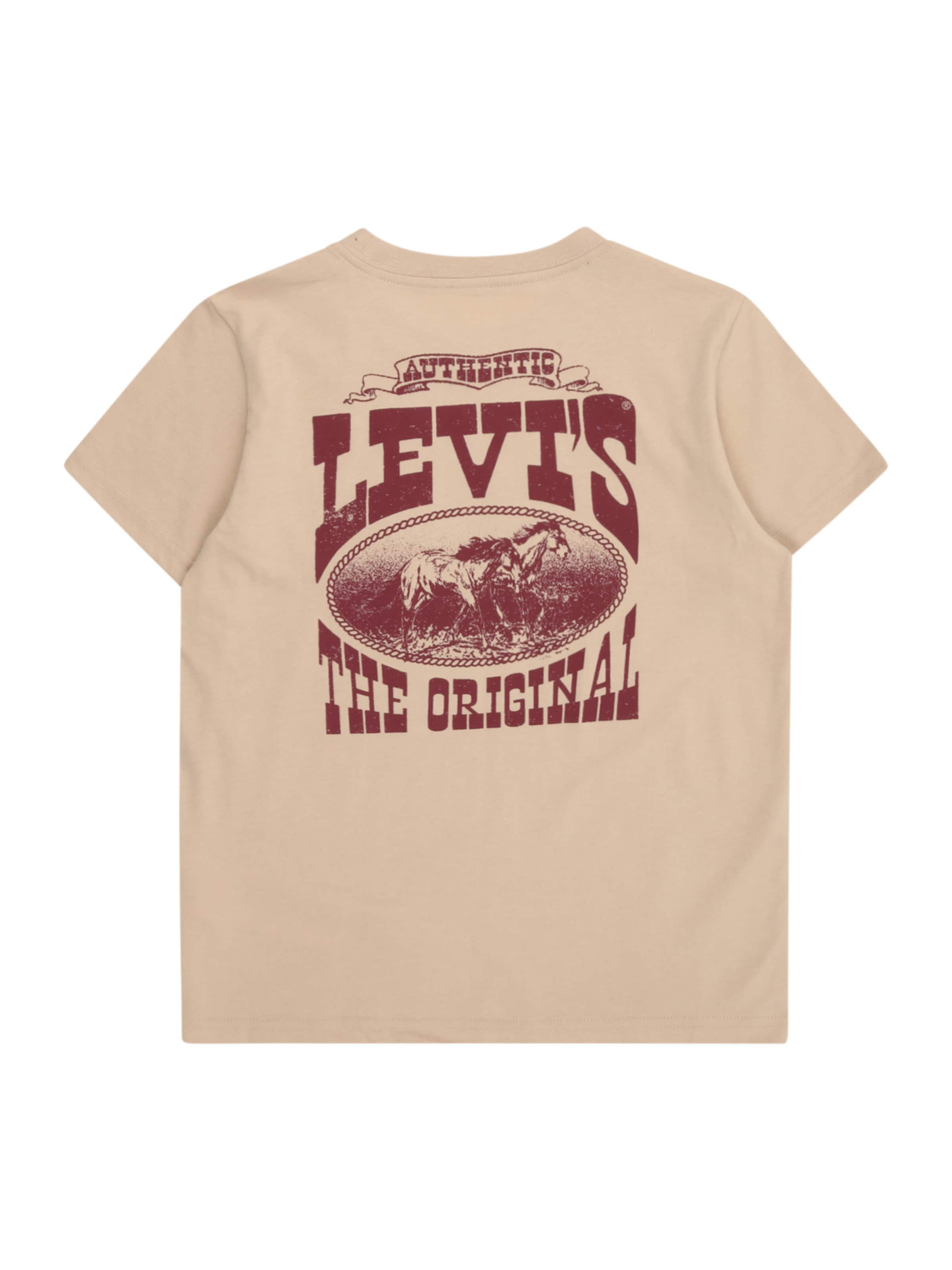 Tricou 'GALLOPING FREE' de la Levi's Kids pe bej