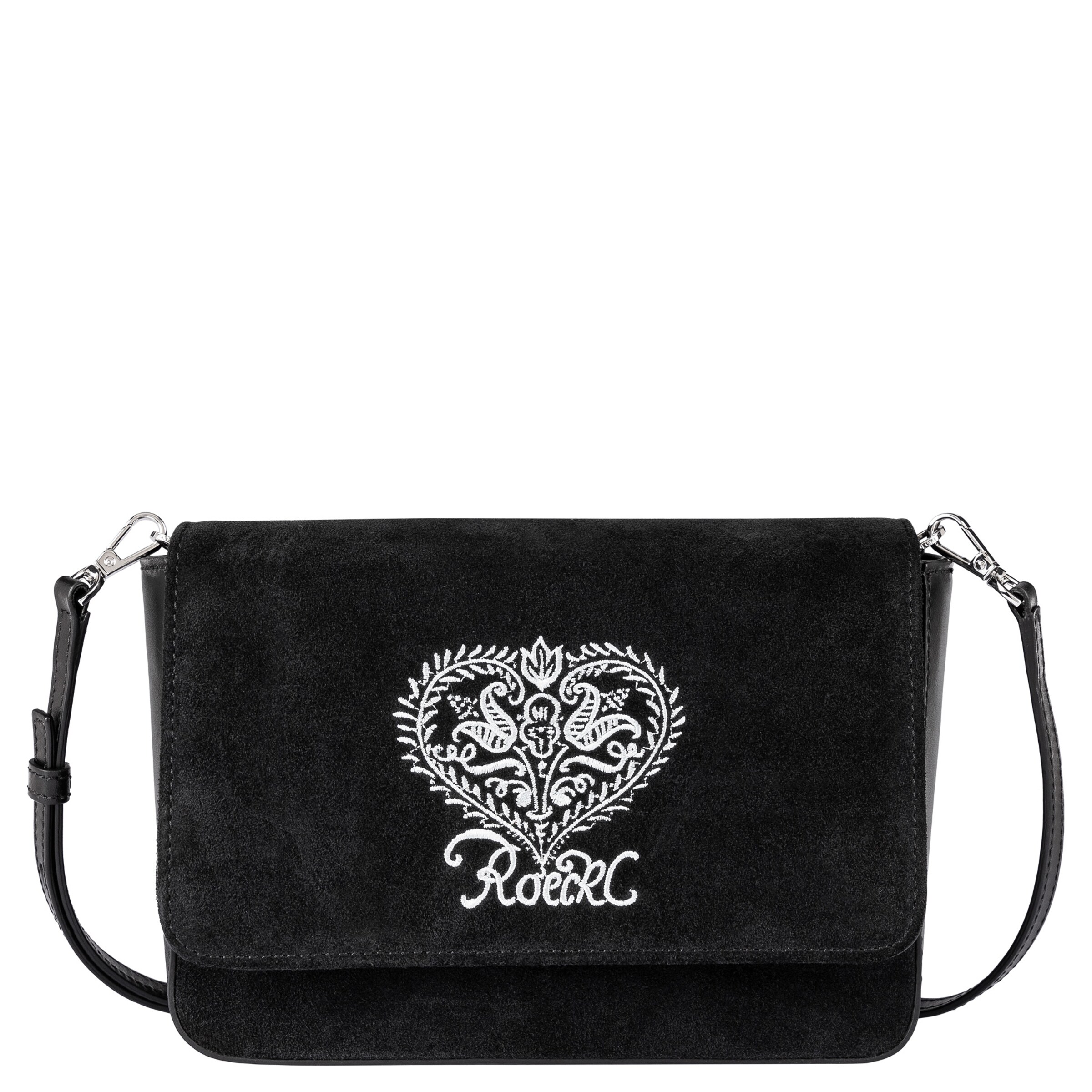 Roeckl Crossbody Bag 'VRONI UMHÄNGETASCHE SMALL' in Black: front