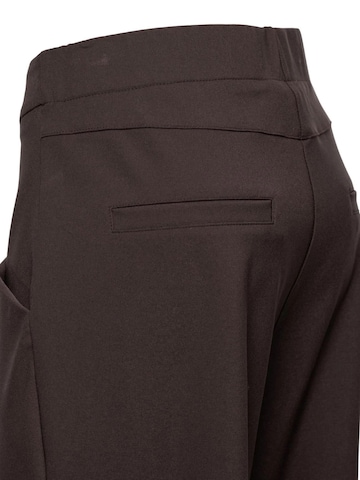 &co woman Regular Broek '&Co woman Pris Heavy Chocolate' in Bruin