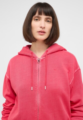 MUSTANG Sweat jacket 'Rochelle ' in Pink