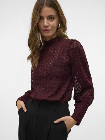 VERO MODA Blus 'VMBECCA' i röd