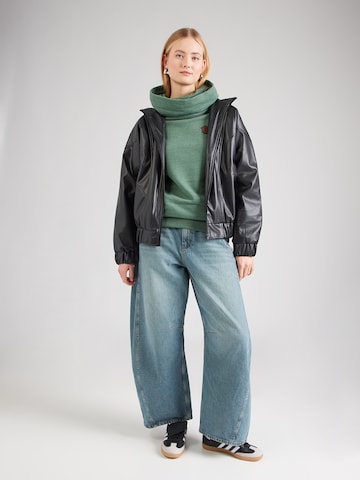 žalia naketano Megztinis be užsegimo 'Allroundtalent'