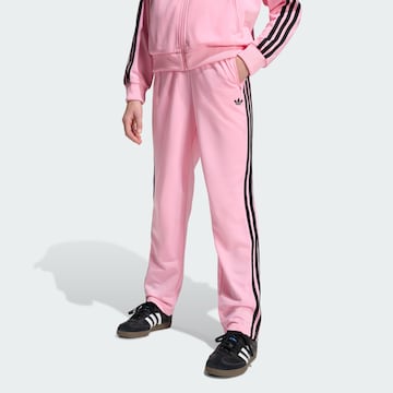ADIDAS ORIGINALS Regular Trousers 'Firebird' in Pink: front