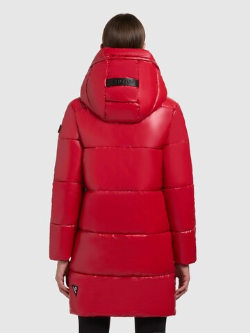 Manteau d’hiver ' Haya Shiny-YM ' khujo en rouge