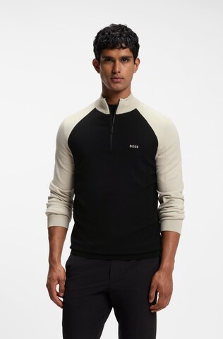 BOSS Pullover in Schwarz: Vorderseite