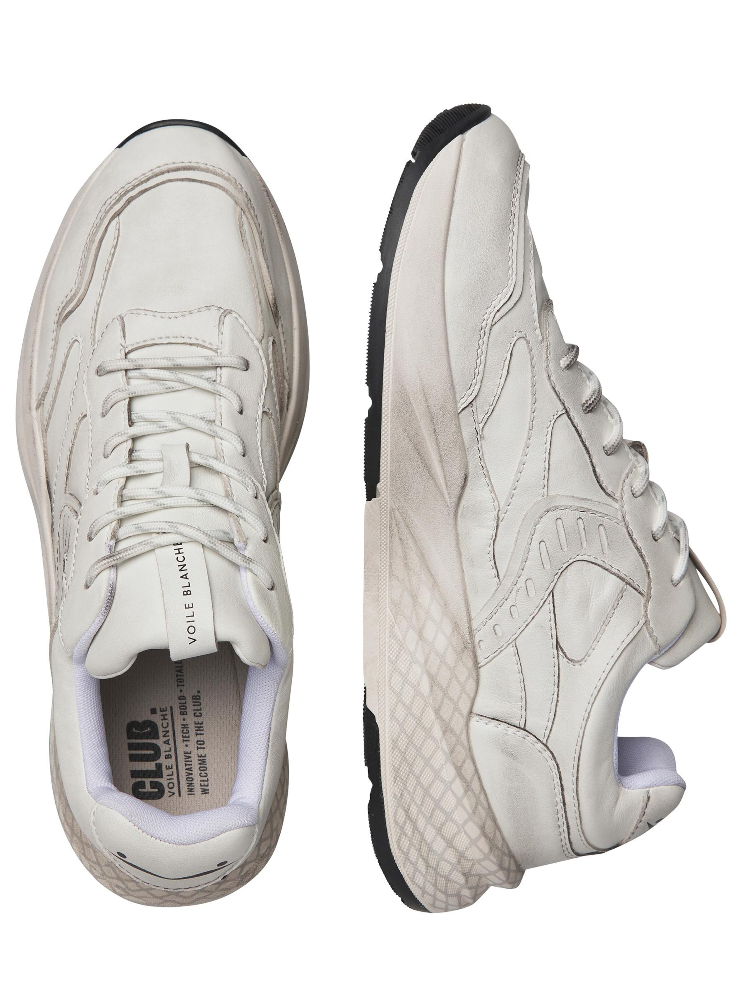 Voile blanche Platform trainers 'CLUB22.' in White